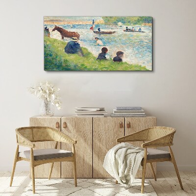 Obraz Canvas Letné popoludnie na rieke