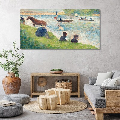 Obraz Canvas Letné popoludnie na rieke