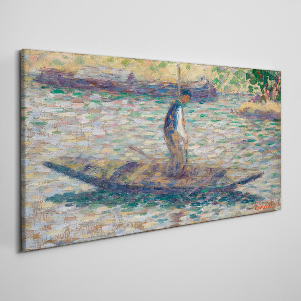 Obraz Canvas Námorník na rieke