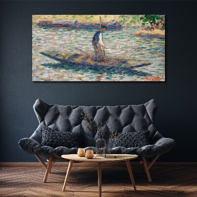 Obraz Canvas Námorník na rieke