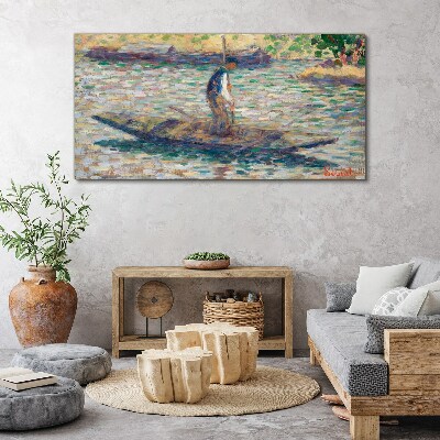 Obraz Canvas Námorník na rieke