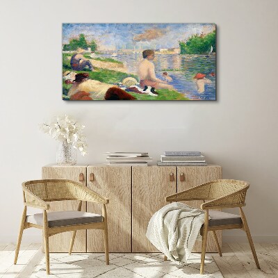 Obraz Canvas Letný relax pri vode
