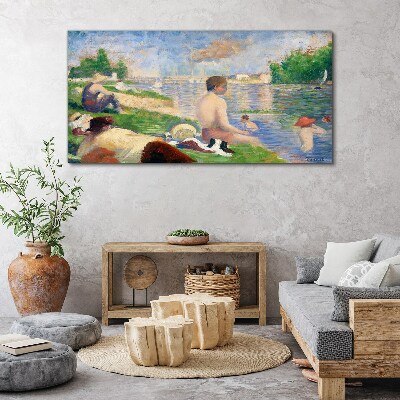 Obraz Canvas Letný relax pri vode