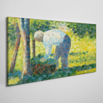 Obraz Canvas Práca v záhrade