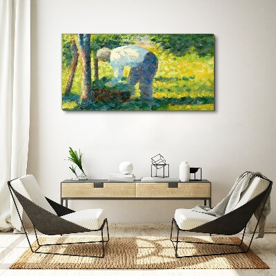 Obraz Canvas Práca v záhrade