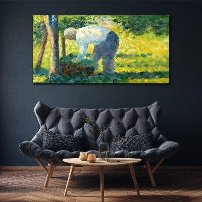 Obraz Canvas Práca v záhrade