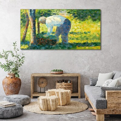 Obraz Canvas Práca v záhrade
