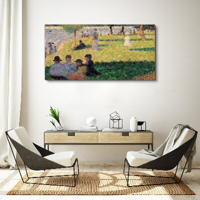 Obraz Canvas Letné popoludnie na rieke