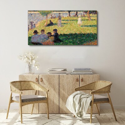 Obraz Canvas Letné popoludnie na rieke