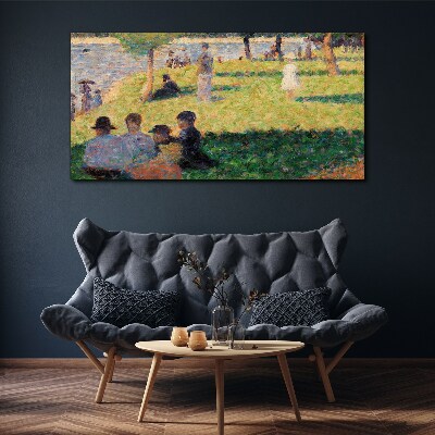 Obraz Canvas Letné popoludnie na rieke