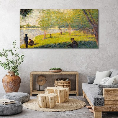 Obraz Canvas Letný deň na rieke