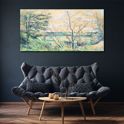 Obraz Canvas Pokojná krajina so stromami