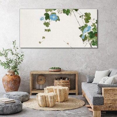 Obraz Canvas Kvetinový motív v jemných odtieňoch