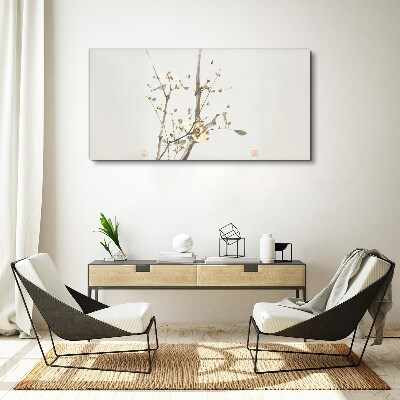 Obraz Canvas Kvetinová vetvička v jemných tónoch