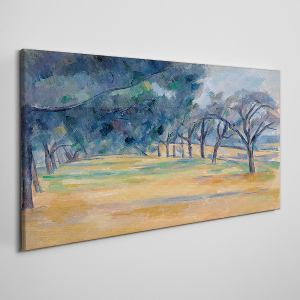 Obraz Canvas Pokojná krajina so stromami