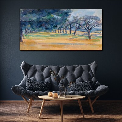 Obraz Canvas Maľovanie stromov príroda