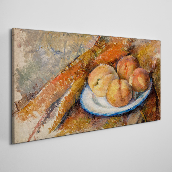 Obraz Canvas Ovocný stolík v pastelových farbách