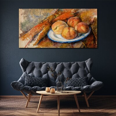 Obraz Canvas Ovocný stolík v pastelových farbách