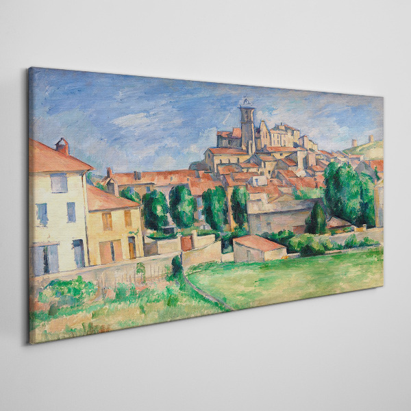 Obraz Canvas Výhľad na mesto so zeleňou
