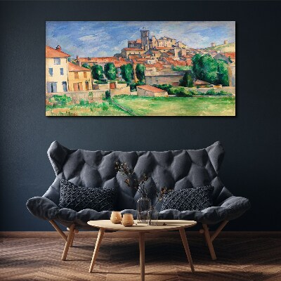 Obraz Canvas Výhľad na mesto so zeleňou