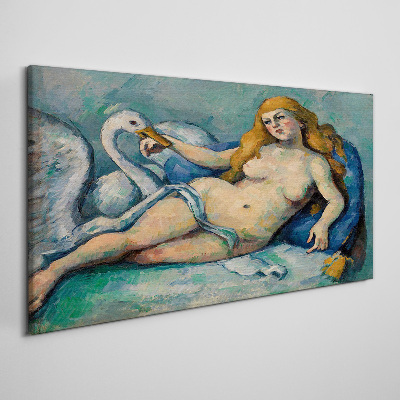 Obraz Canvas Leda a Swan Paul Cézanne