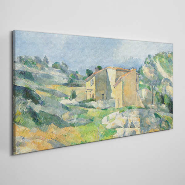 Obraz Canvas Domy na kopci