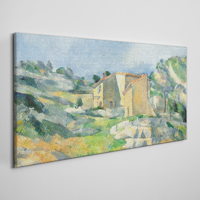 Obraz Canvas Domy na kopci