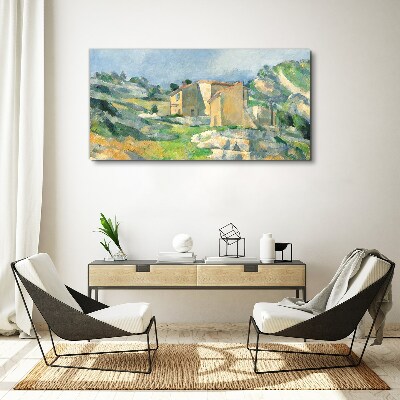 Obraz Canvas Domy na kopci