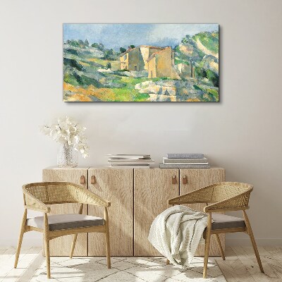 Obraz Canvas Domy na kopci