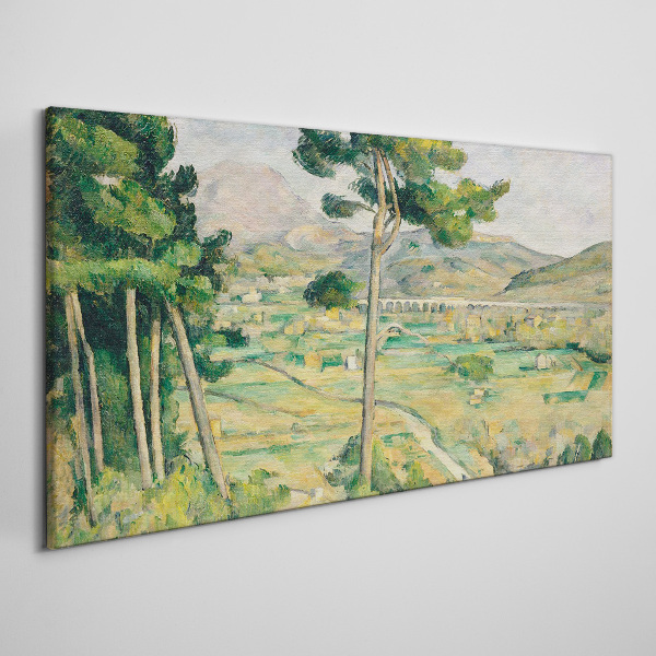 Obraz Canvas Krajina so stromami