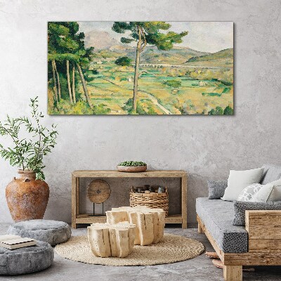 Obraz Canvas Krajina so stromami