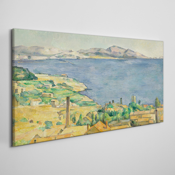 Obraz Canvas Výhľad na more a krajinu