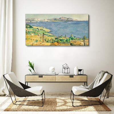 Obraz Canvas Výhľad na more a krajinu