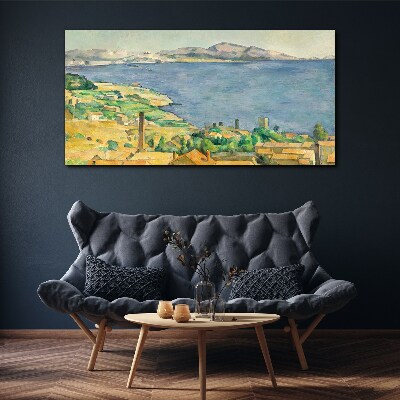 Obraz Canvas Výhľad na more a krajinu