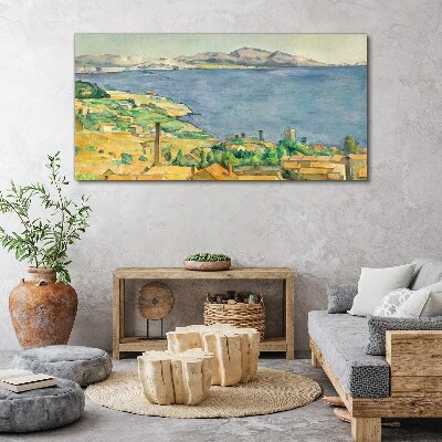 Obraz Canvas Výhľad na more a krajinu