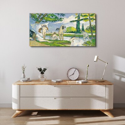 Obraz Canvas Kúpanie Paul Cézanne