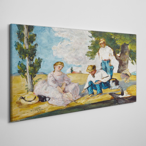 Obraz Canvas Letné popoludnie na vidieku