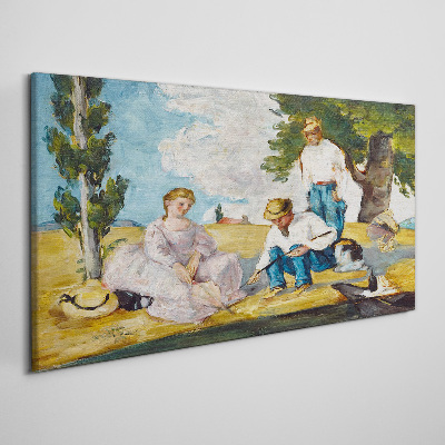 Obraz Canvas Letné popoludnie na vidieku