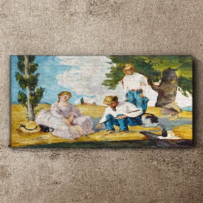 Obraz Canvas Letné popoludnie na vidieku