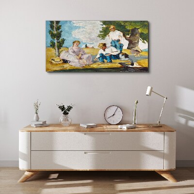 Obraz Canvas Letné popoludnie na vidieku