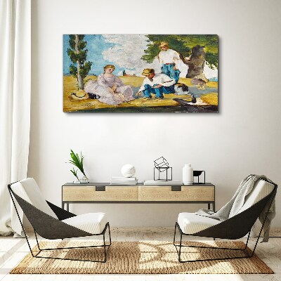 Obraz Canvas Letné popoludnie na vidieku