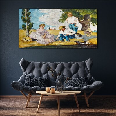 Obraz Canvas Letné popoludnie na vidieku