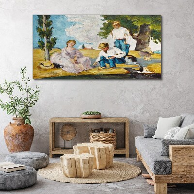 Obraz Canvas Letné popoludnie na vidieku