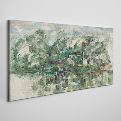 Obraz Canvas Pokojná krajina pri vode