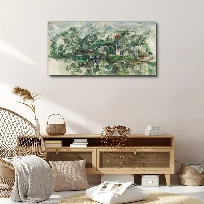 Obraz Canvas Na vode Edge Cézanne