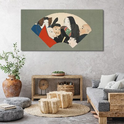 Obraz Canvas Tradičné znaky v japonskom štýle