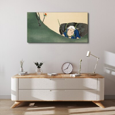 Obraz Canvas Stratený v zeleni