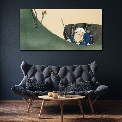 Obraz Canvas Stratený v zeleni