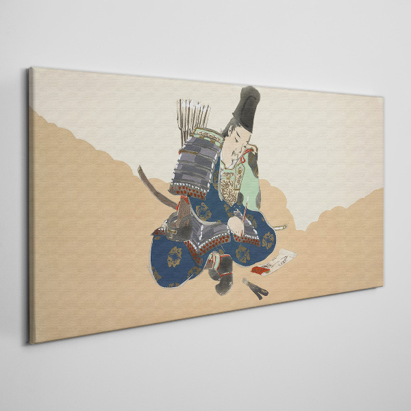 Obraz Canvas Umelec píšuci v kroji