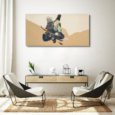 Obraz Canvas Umelec píšuci v kroji